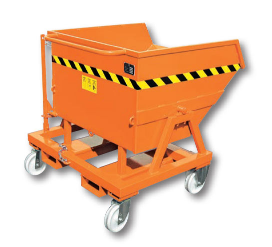 Bennes basculantes orange