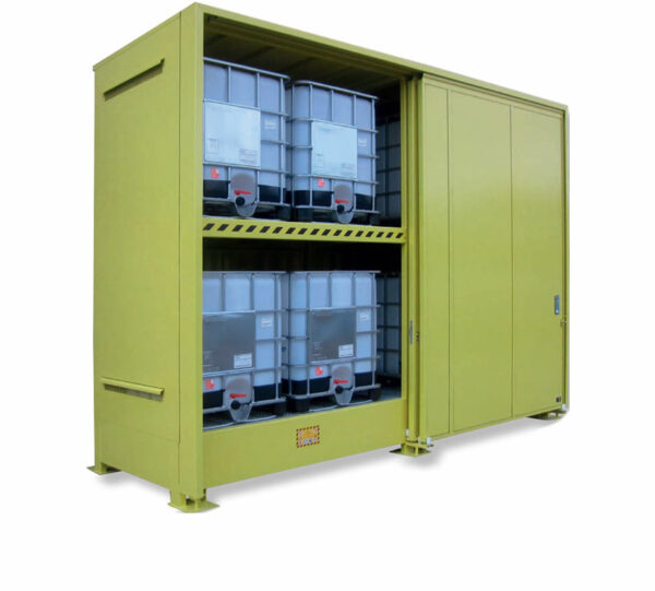 Conteneur de stockage pour 8 IBC